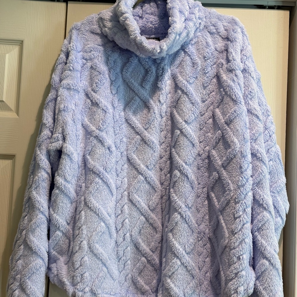 Eddie Bauer Soft Lilac Cowl Neck Sweater